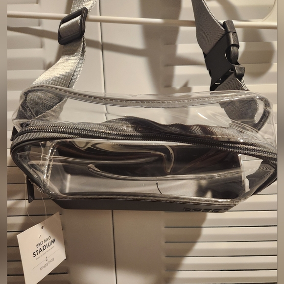 Bogg Clear Stadium Belt Bag, Fogg, NWT - Picture 5 of 6